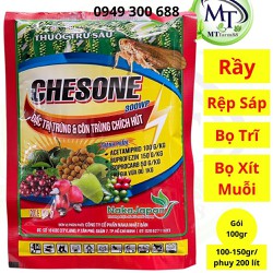 [10 Gói] CHESONE 300WP [100gr] – Diệt rầy và trứng rầy - rệp sáp -rệp muội - bọ phấn trắng - bọ trĩ - bọ xít muỗi - 100-150gr cho phuy 200 lít