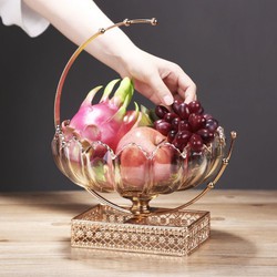 đĩa thuỷ tinh đựng hoa quả,bánh kẹo hình khung trăng khuyết