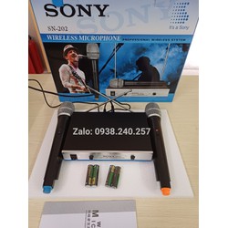 Micro karaoke không dây SONY SN-202, Mic karaoke vẻ ngoài sang trọng