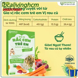 Anpaso gia vị rắc cơm vị cá hồi rau củ rong biển & hạt quả giúp bé thay đổi khẩu vị ăn cơm ngon hơn thơm ngon bổ dưỡng