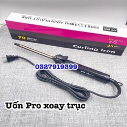 Máy uốn tóc xoay trục PRO size nhỏ xoăn mì tôm
