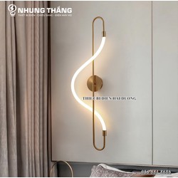 Đèn Trang Trí Gắn Tường Decor  DT-B126 - Cao 66cm - Tô Điểm Thêm Vẻ Đẹp Cho Ngôi Nhà - 3 Chế Độ Ánh Sáng -Bảo Hành 1 Năm