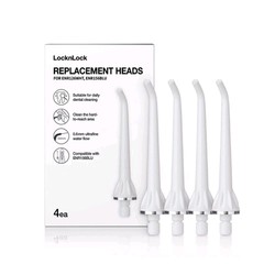 Bộ 4 đầu tăm nước lock&lock ENR126WHT [ thay thế cho máy tăm nước ENR126WHT và ENR156BLU ] - Hàng chính hãng
