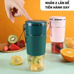 Máy Xay Sinh Tố Cầm Tay Thông Minh Sài Pin xay đá với động cơ mạnh gấp đôi