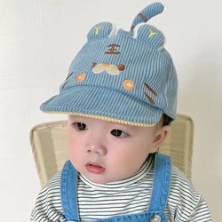 Mũ lưỡi trai nhung tăm họa tiết Hổ Con cho bé trai và bé gái từ 6 tháng đến 26 tháng tuổi xinh xắn Shop Uni Baby A232
