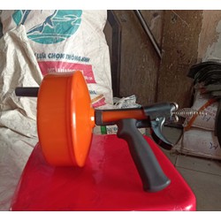 Dụng cụ thông cống 5m - 8m - 10m sử dụng máy khoan
