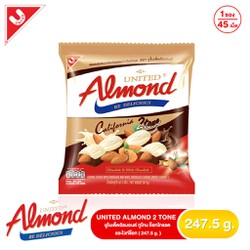 Kẹo California 2 Tone (Vàng) Socola, Socola Trắng Phủ Hạnh Nhân Almond (Gói 247.5g)