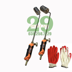 Khò gas công nghiệp cán dài 60cm, dây dẫn dài 118mm chính hãng KAPUSI JAPAN Tặng găng tay bảo hộ