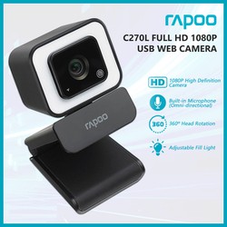 Webcam RAPOO C270L độ phân giải Full HD 1080P