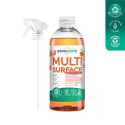 Xịt làm sạch bếp hữu cơ cho da nhạy cảm hương quýt, vải Stanhome Multi Surface Care Mandarine & Litchi 500ml
