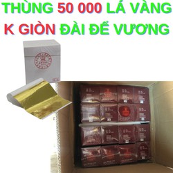 1 THÙNG GỒM 50 NGHÌN LÁ VÀNG K GIÒN Đài Đế Vương, ứng dụng dát vàng tượng phật, đồ thờ, bàn ghế cao cấp, phào chỉ, đồ handmade