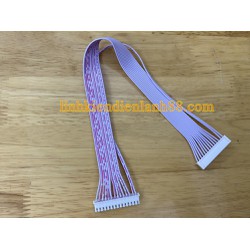 Dây Bus 14p xh2.54 dây trắng đỏ 30cm