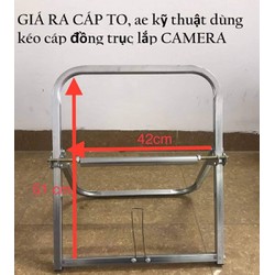 Khung ra cáp Quang loại 33cm và khung ra cáp đồng trục camera loại 42cm