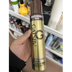 Xịt Tạo Kiểu Tóc Và Giữ Nếp Siêu Cứng Gastby 250ml