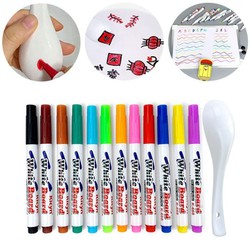 Bút vẽ trên nước bộ 12 cây - Bút vẽ chữ nổi trên nước