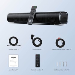 Loa soundbar không dây bomaker tapio 2 kết nối bluetooth / otp / hdmi / aux / usb