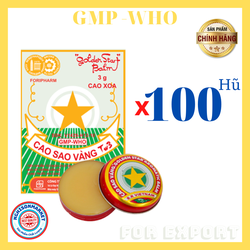 Cao sao vàng chính hãng Tw3 set 100 hũ loại 3gram