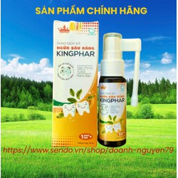 Xịt sâu răng Kingphar, chai 30ml, bảo vệ răng , chống hôi miệng