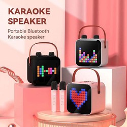 Loa hát karaoke mini 2 mic - Loa karaoke mini 2 mic nghe hay
