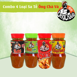 Combo 4 Loại Sa Tế Ông Chà Và 90gram & 115gram