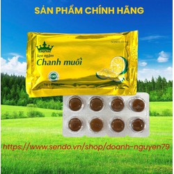 Kẹo ngậm Chanh Muối Kingphar , túi 1 vỉ x 8 viên