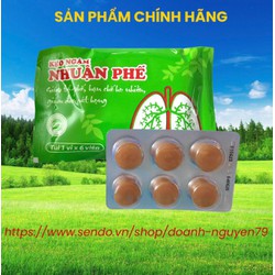 KẸO NGẬM HO NHUẬN PHẾ Kingphar - vỉ 6 viên - giúp bổ phế tiêu đờm, làm ấm đường hô hấp.