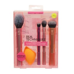 Chính hãng Set Cọ + Bông Mút Trang Điểm Real Techniques Everyday Essentials (5SP)