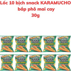 Combo 2 bịch Bánh snack bắp KARAMUCHO vị phô mai cay 30g