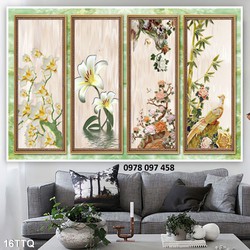 Tùng cúc trúc mai - tranh tứ quý