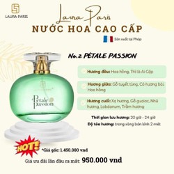 Chính hãng Chính hãng Nước hoa Pháp dành cho Nữ Petale Passion Laura Paris No2 100ml – Laura Sunshine Nhật Kim Anh