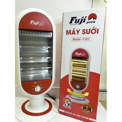 Đèn sưởi điện 3 bóng cao cấp Fuji cầm tay, quạt sưởi điện