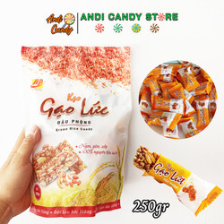 Kẹo Gạo Lức Đậu Phộng Hiệp Phong 250gr