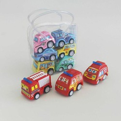Đồ chơi trẻ em - Xe đồ chơi trẻ em mini túi 6 xe chạy trớn