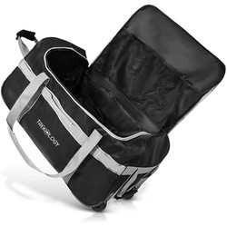 Túi trống du lịch siêu nhẹ 1.5Kg kích cỡ size to 85 lít có bánh xe không tay kéo TS107