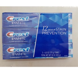 Chính hãng Kem đánh răng crest 3d white advanced whitening 158g