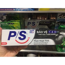 Chính hãng Kem đánh răng PS than hoạt tính 123 180g