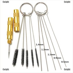 Bộ 3 dụng cụ vệ sinh chế hoà khí , bình xăng con xe máy 11 chi tiết