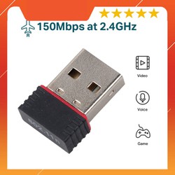 Đầu thu wifi không dây 150Mbps thiết kế cổng USB chất lượng cao