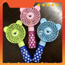 Xả kho -  Quạt mini cầm tay hình gấu siêu tiện lợi