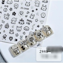 Sticker Dán Móng 3D, 5D Đủ Mẫu Mã Siêu Xinh