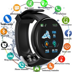 Đồng Hồ Thông Minh Kết Nối Bluetooth PK D13 D20 Y68 Theo Dõi Sức Khỏe, Đổi hình nền