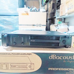 Cục Đẩy Công Suất DBACOUSTIC B2500 chính hãng tặng kèm 2 dây canon và 2 giắc loa
