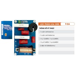 Mạch phân tần loa oris F-2A 1 bass+1 treble giá 1 cái - phân tần F2A - mạch phân tần loa - phân tần loa