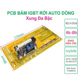PCB mạch Băm rời 4 IGBT auto dòng + Module lái IGBT 4 chế độ - Linh kiện điện tử QUỲNH DIỄN