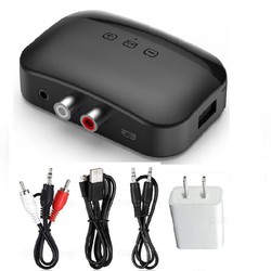 Thiết Bị Nhận Bluetooth BLS-B20 Có NFC Cổng 3.5mm, Aux Stereo 2RCA, USB, Khe Cắm Thẻ Nhớ Tặng Cốc Sạc