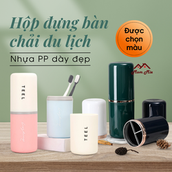 Hộp đựng bàn chải, kem đánh răng du lịch. Plastic toothbrush box