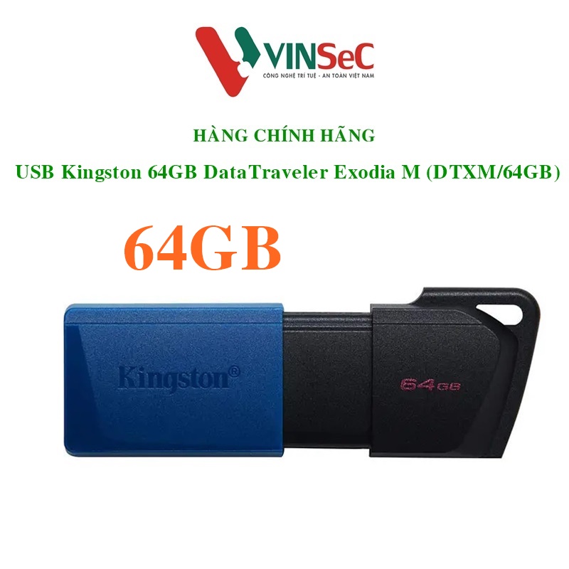USB Kingston Flash Data Traveler Exodia M  ( DTXM ) (Mã SP: DTXM)