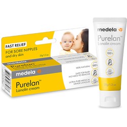 Kem bôi nứt đầu ti, nứt cổ gà, làm mềm da khô Medela Purelan Lanolin Nipple Cream 37g
