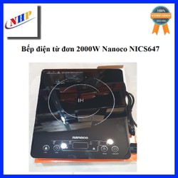 Bếp điện từ đơn cảm ứng 2000W Nanoco NICS647