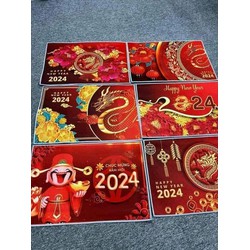 3 Thảm chân tết mẫu mới 2024